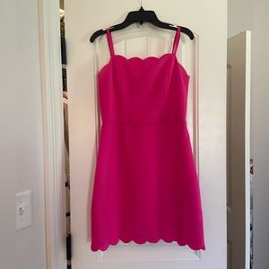 Hot pink dress
